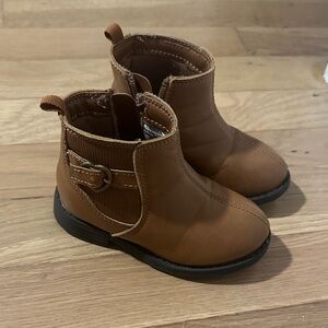 Carter's Tan Kids Boots with Buckle